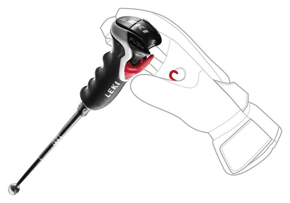 Палиці для гірських лыж Leki CARBON 11 3D 120см Black/neon yellow/white (65067881-WRH)