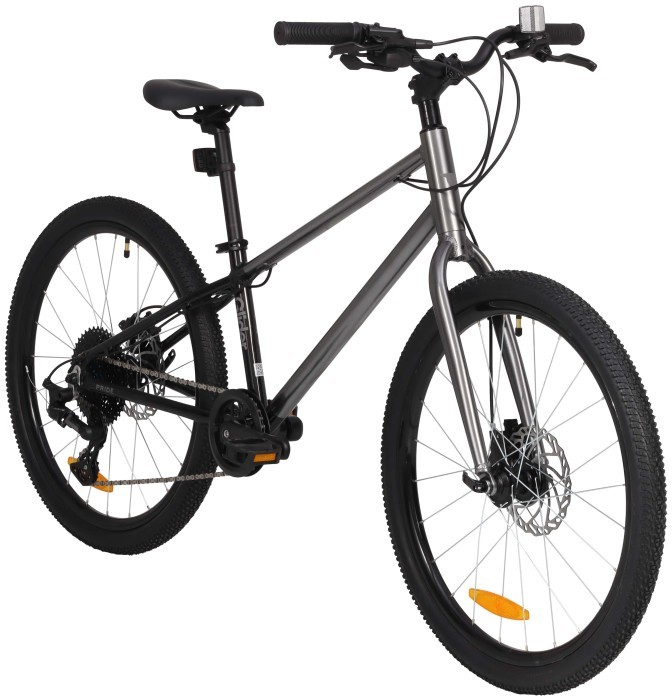 Велосипед 24" Pride GLIDER 4.2 2025 темно-сірий