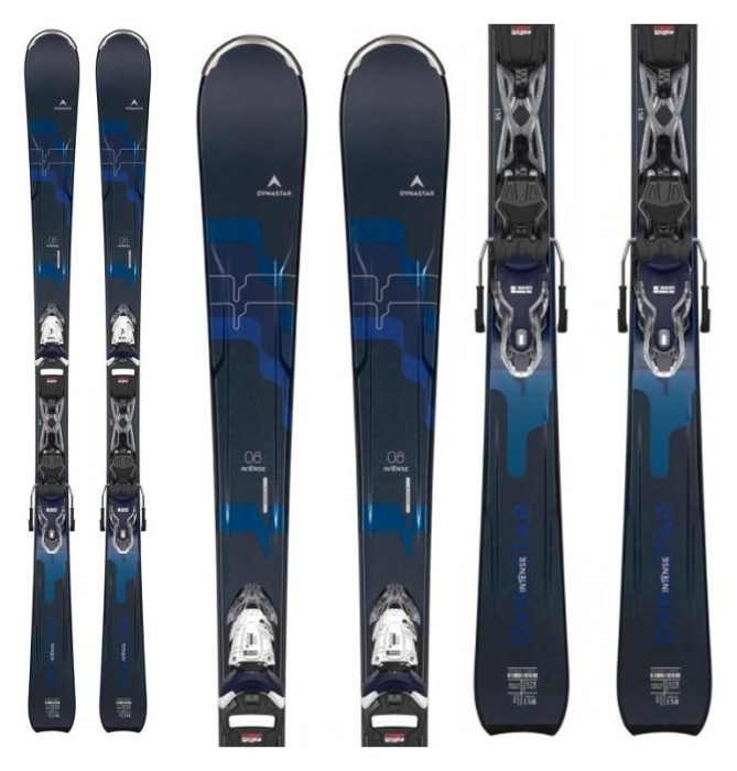 Лижі гірські (комплект) Dynastar INTENSE 8+XPRESS W 11 GW 158см Black/blue (DAID801+FCID034)