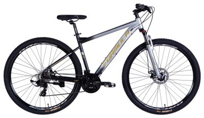 Велосипед AL 29" Formula F-1 DD CS рама-19" сріблясто-чорний 2026