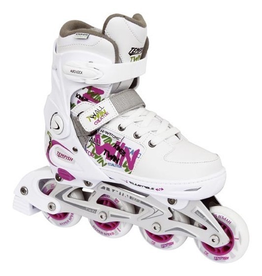 Ролики розсувні Tempish Twin білі / 40-43
