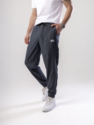 Чоловічі повсякденні джогери. Темно-сірі джогери літні з кишенями Pobedov Savaya