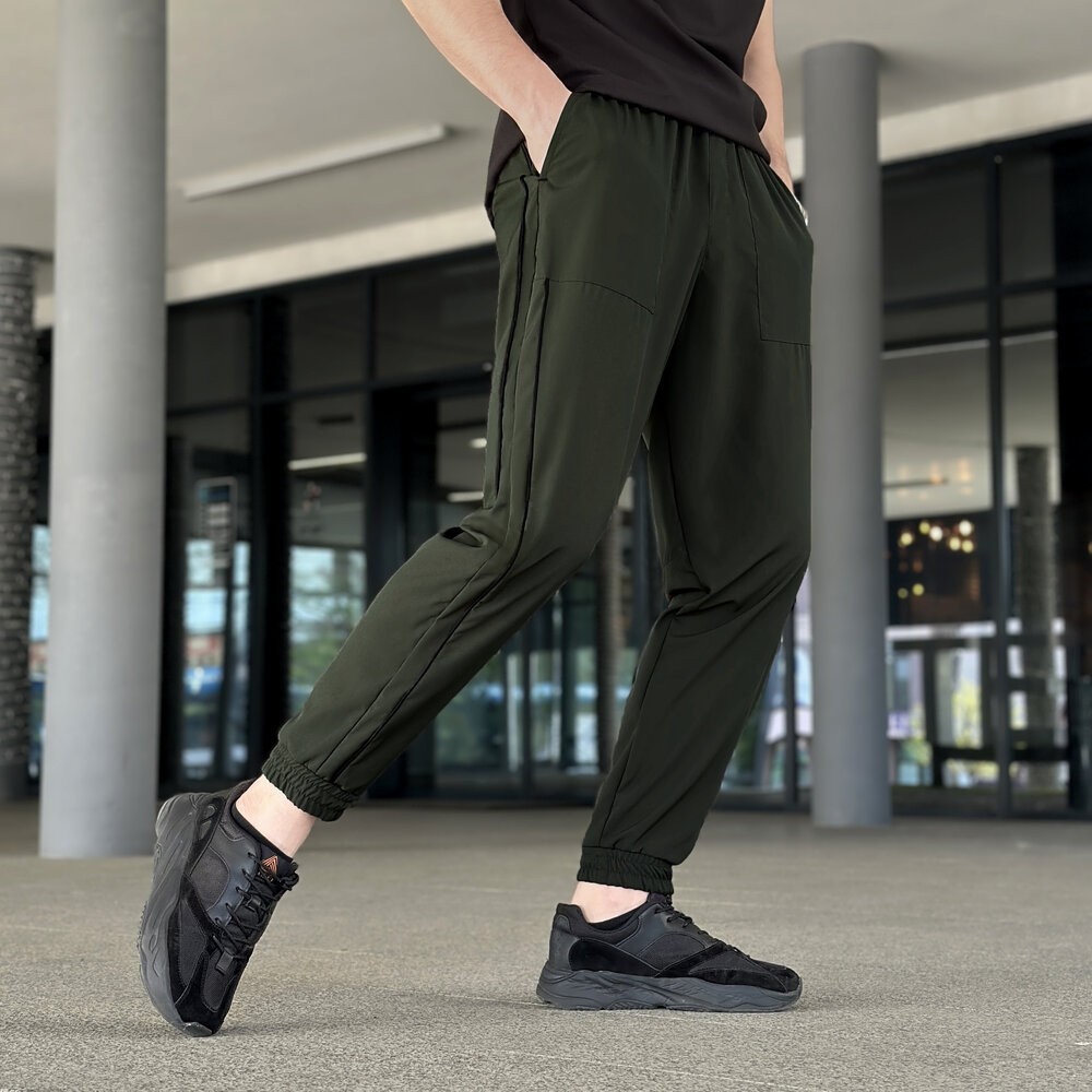 Легкі хакі джогери із софту чоловічі весна/літо Pobedov Weekend