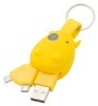 Munkees 3700 брелок-зарядка Smart Charger yellow Фото - 4