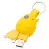 Munkees 3700 брелок-зарядка Smart Charger yellow