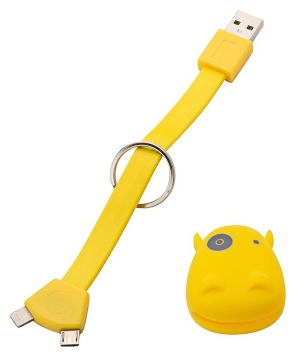 Munkees 3700 брелок-зарядка Smart Charger yellow