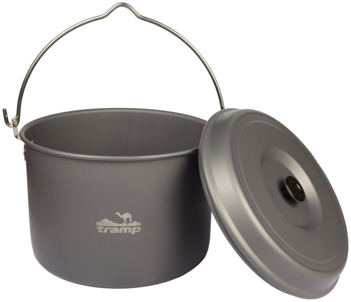 Казан Tramp анодований з кришкою 7л UTRC-041
