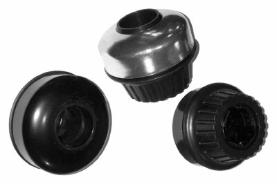 Механічний дзвінок вільного обертання ROU, чорний