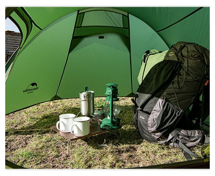 Намет тримісний Naturehike Opalus, UL, NH17L001-L, світло-зелений