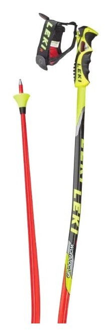 Палиці для гірських лыж Leki WORLDCUP GS-TBS 115см Fluorescent red/black/neon yellow (65067761-WRH)