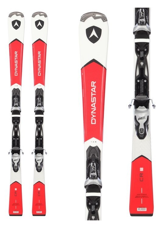 Лижі гірські (комплект) Dynastar CR 68 XPRESS ECO+XPRESS 10 163см White/red (DADIZ02+FCCD033)