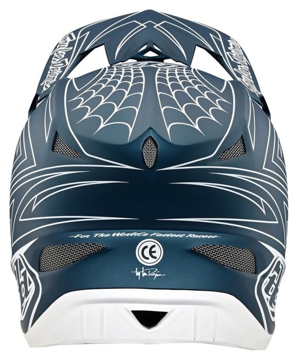 Вело шолом TLD D3 FIBERLITE HELMET SpiderStripe [Blue] M