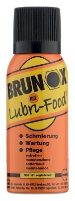 Універсальне мастило для харчового обладнання, спрей Brunox Lubri Food 120ml