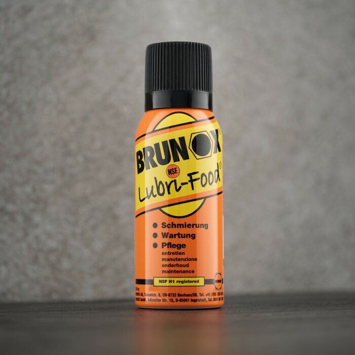 Універсальне мастило для харчового обладнання, спрей Brunox Lubri Food 120ml