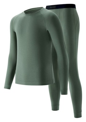 Комплект термобілизни чоловічої Naturehike NH22NY001, демісезон, розмір XXL, зелений