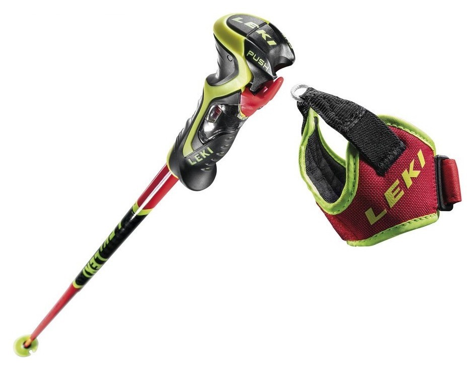 Палиці для гірських лыж Leki WCR TBS SL 3D 115см Fluorescent red/black/neon yellow (65067751-WRH)
