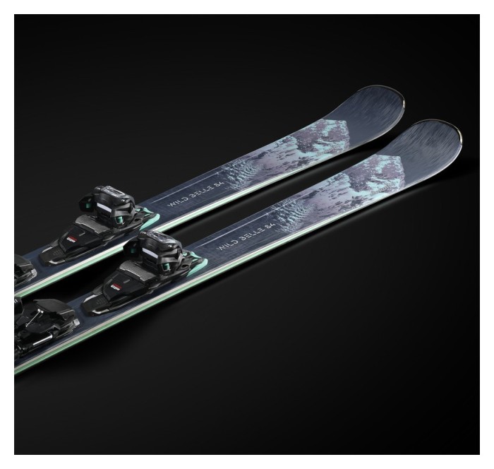 Лижі гірські комплект Nordica WILD BELLE DC 84 W+TP2LT11 FDT 150см Black/teal (0A1264OC) WRH
