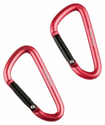 Munkees 3205 карабін D 5 мм x 50 мм (пара) red