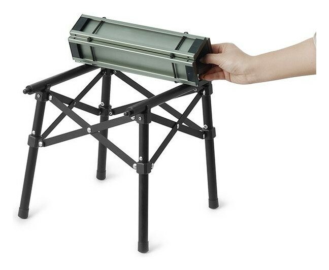 Розкладний стіл Naturehike CNH22JU050, алюміній, світло-коричневий