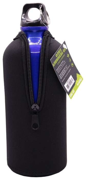 Пляшка Tramp у неопреновому чохлі blue 0,6л TRC-033