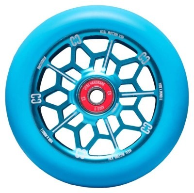 Колесо для трюкового самокату CORE Hex Hollow Pro 110mm - Blue