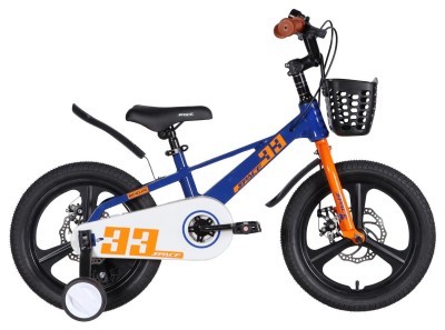 Велосипед MG 16" SPACE KID ORION DD рама-9" синiй з помаранчевим 2026