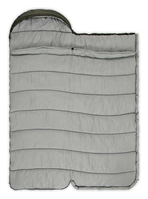 Спальник з капюшоном Naturehike U250S NH20MSD07, (0°C), лівий, темно-зелений