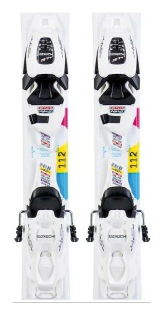 Лижі гірські дитячі (комплект) K2 LUV BUG 4.5+FDT JR 100см White/multicolor (10D0809.109.1+10D1019.109.1)