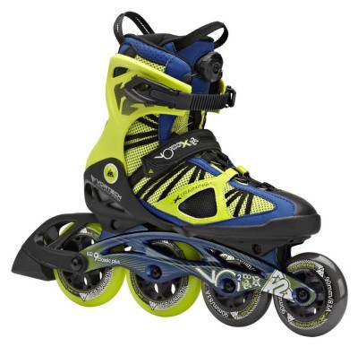 Роликові коньки для дорослих K2 VO2 100 X BOA M 44 (10.5US) 285мм Black/lime/blue (3040006)