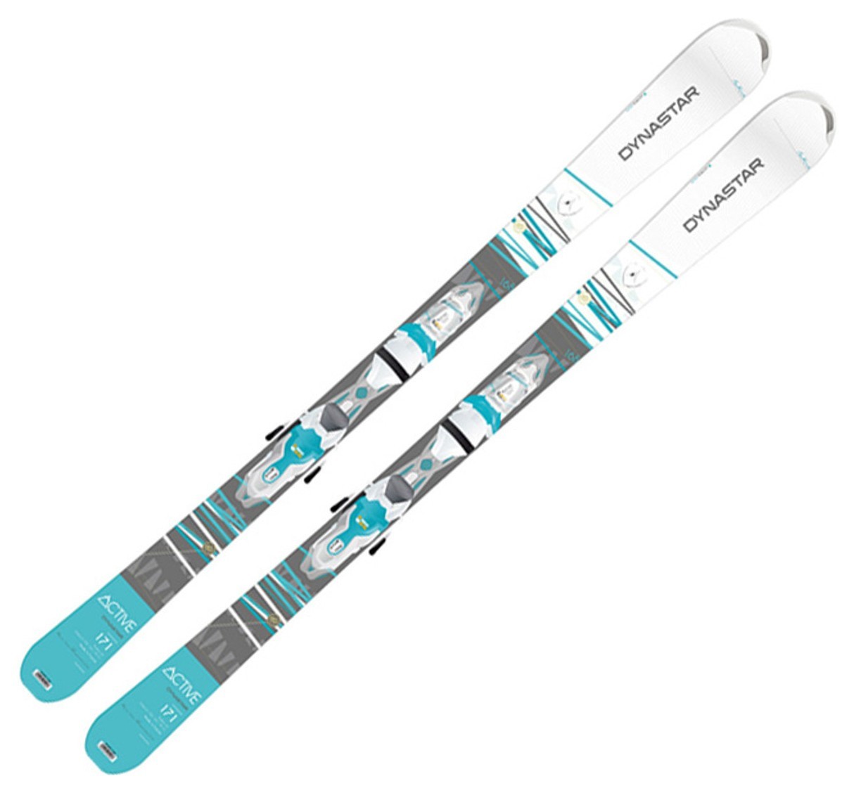 Лижі гірські (комплект) Dynastar ACTIVE XPRESS+XPRESS W 11 B83 153см White/grey/blue (DADCG01+FCDD051)