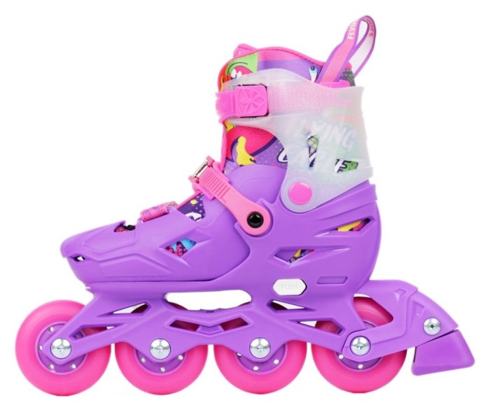 Дитячі розсувні ролики Flying Eagle S3 рожеві