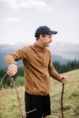 Кофта флісова Tribe Fleece Jacket Full Zip T-KJ-0011-sand, 46