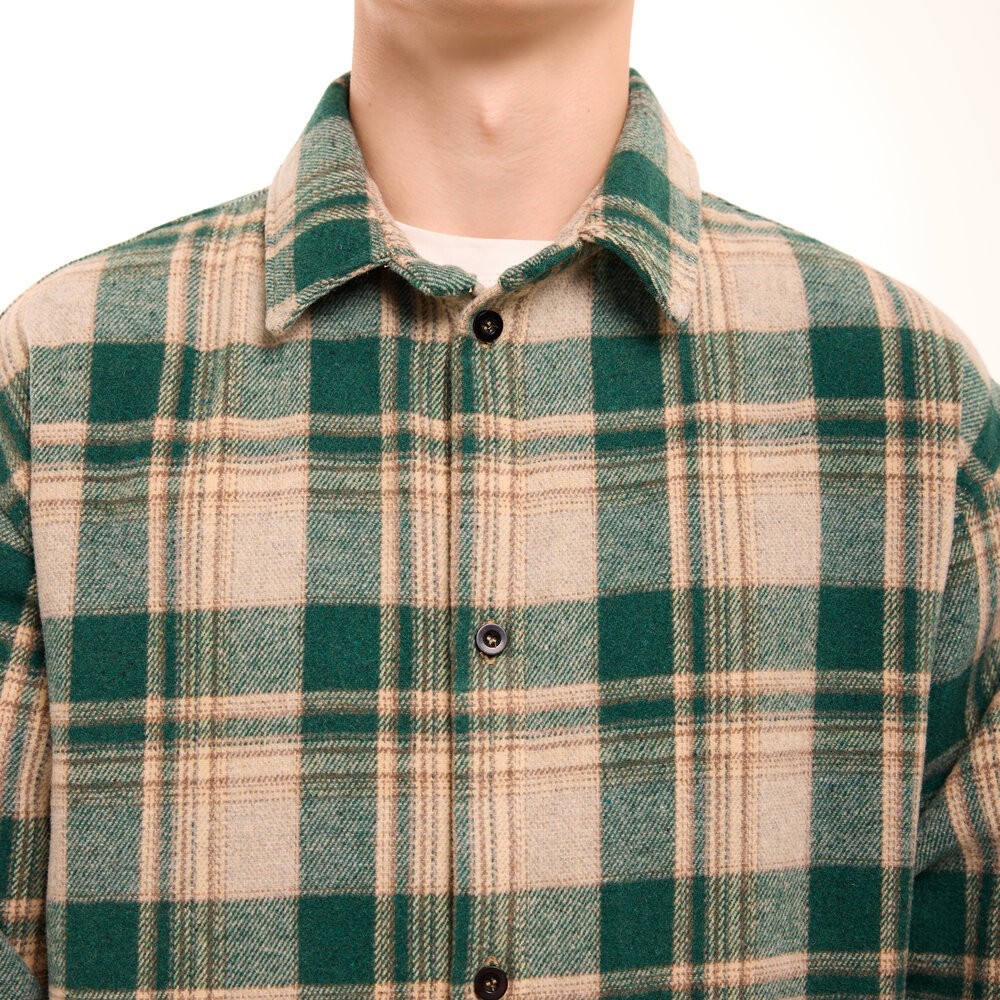 Сорочка в клітинку зелена. Чоловіча сорочка Pobedov Tartan в клітинку