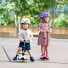 Захисний шолом MICRO - ФІОЛЕТОВИЙ З КВІТАМИ (52-56 cm, M) Фото - 8