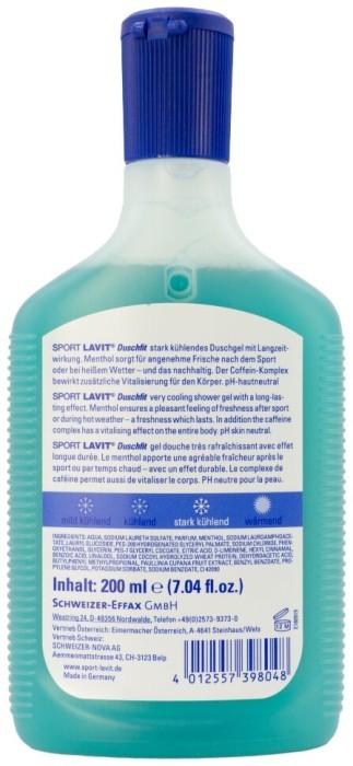 Гель для душу з охолоджуючим ефектом Sport Lavit Shower Fit 200 ml (39804800)