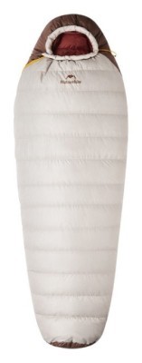 Спальник з натуральним пухом Naturehike Snowbird CNK2550WS014, p-р L, коричневий 400 г