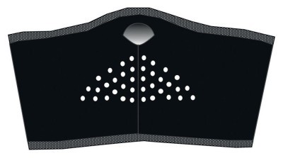 Балаклава-маска вітрозахисна Eska X-MASK FACE 005 L Black (6124)