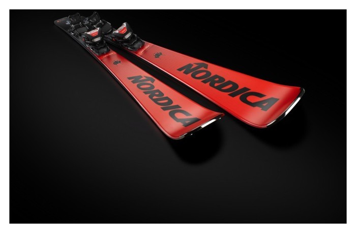 Лижі гірські комплект Nordica DOB.SPITF.70 TI+TPX12 FDT 160см Red/grey/black (0A124400) WRH