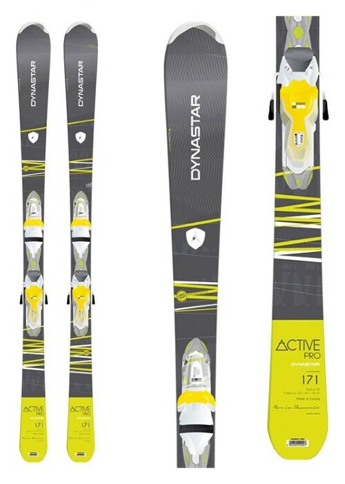 Лижі гірські (комплект) Dynastar ACTIVE PRO XPRESS+XPRESS W 11 B83 148см Grey/light green (DADCF01+FCDD050)