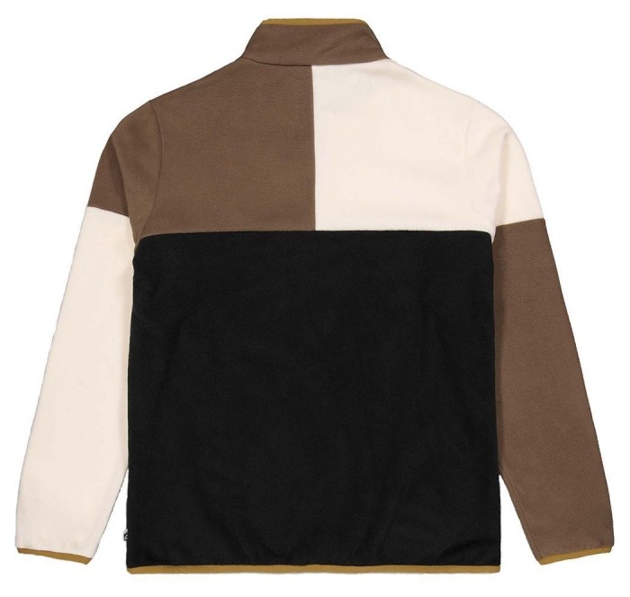 Picture Organic реглан флісовий Arcca black-vanilla-cocoa brown M