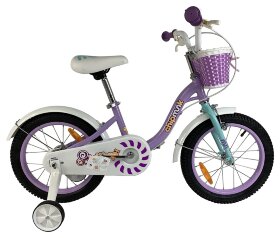 Велосипед дитячий RoyalBaby Chipmunk MM Girls 16", OFFICIAL UA, фіолетовий