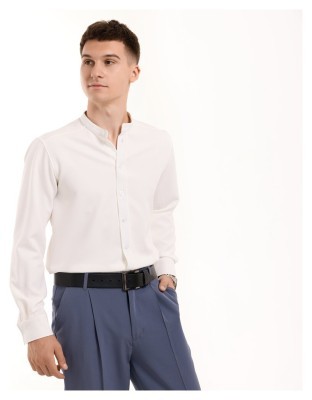 Молочна сорочка чоловіча з довгими рукавами Pobedov Legend