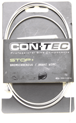 Трос гальмівний 1800мм з кінцевиком, нержавіюча сталь, шліфований Slick Stainless CP-B4