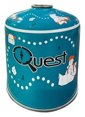 Газовий балон різьбовий бутановий Quest, 450гр