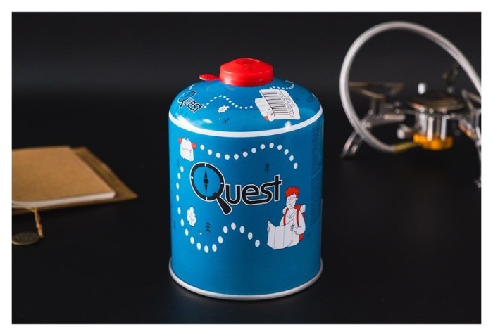 Газовий балон різьбовий бутановий Quest, 450гр