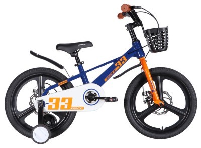 Велосипед MG 18" SPACE KID ORION DD рама-10" синiй з помаранчевим 2026