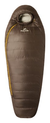 Спальник з натуральним пухом Naturehike Snowbird CNK2550WS014, p-р M, темно-коричневий 400 г