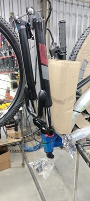 Велосипед уцінений AL 29" Formula THOR DD CS рама-21" синій з зеленим 2026