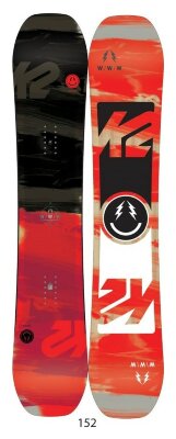Сноуборд K2 WWW 152 Black/red/white (11A0017)