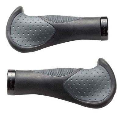 Грипси для велосипеда Cycledesign ERGO LOCK-ON 139 мм Black/grey (GP0041)